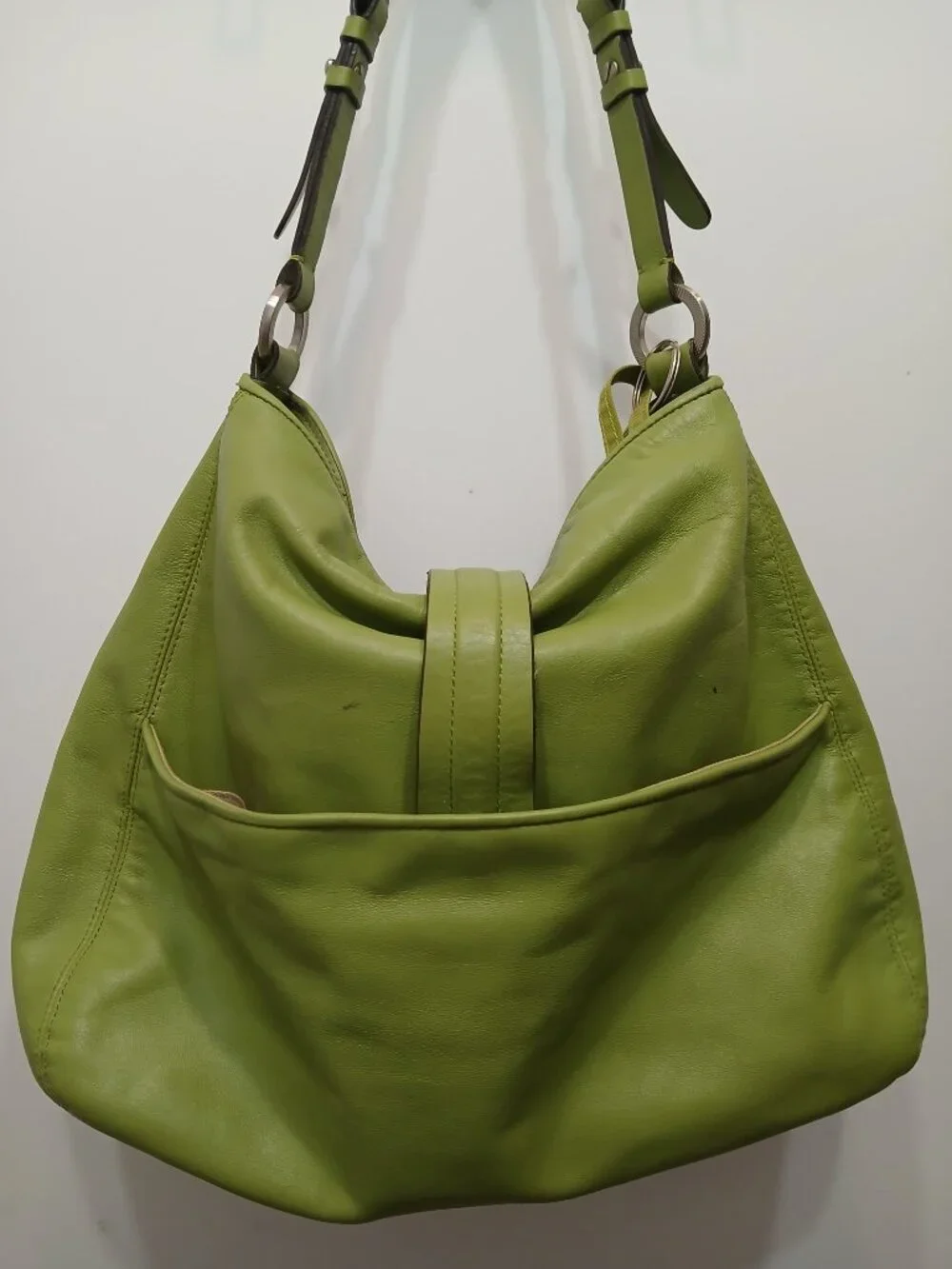 Ann Taylor Pistacio Fold Over💚